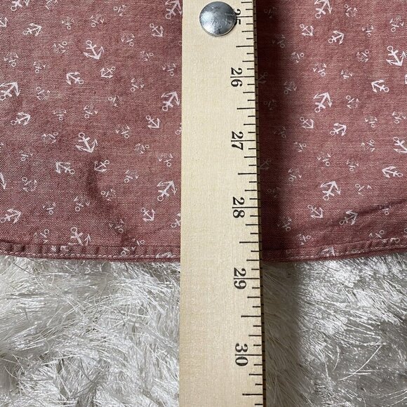 ⚓️ Banana Republic Nautical Anchor Print Button Down Shirt - Picture 13 of 13
